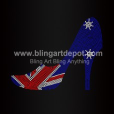 High Heel Rhinestone Transfer